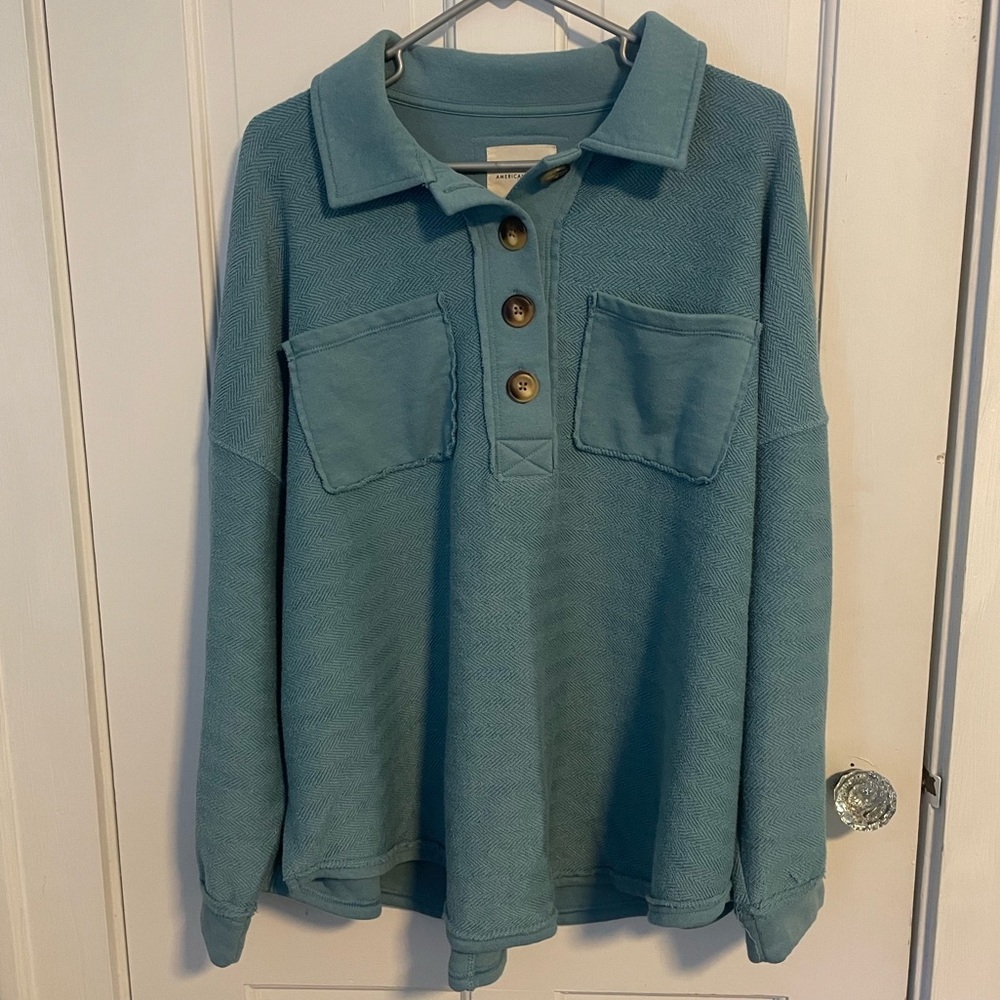 Aerie Oversized Collard Sweater